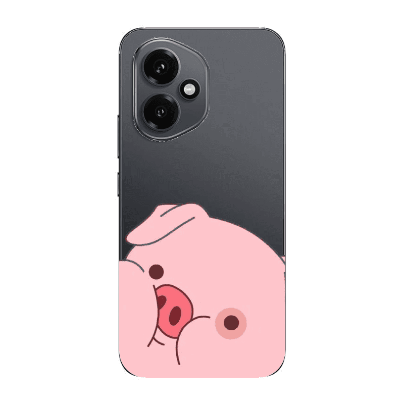 Honor Magic 400 Piggy 2 Transparent Silicone TPU Θήκη